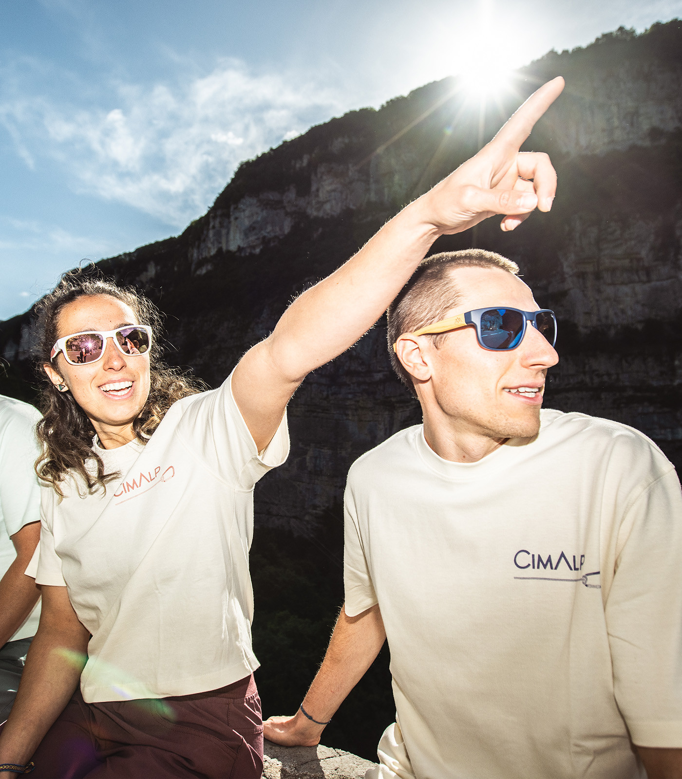 Maglietta da arrampicata 100% cotone biologico da Uomo | CIMALP