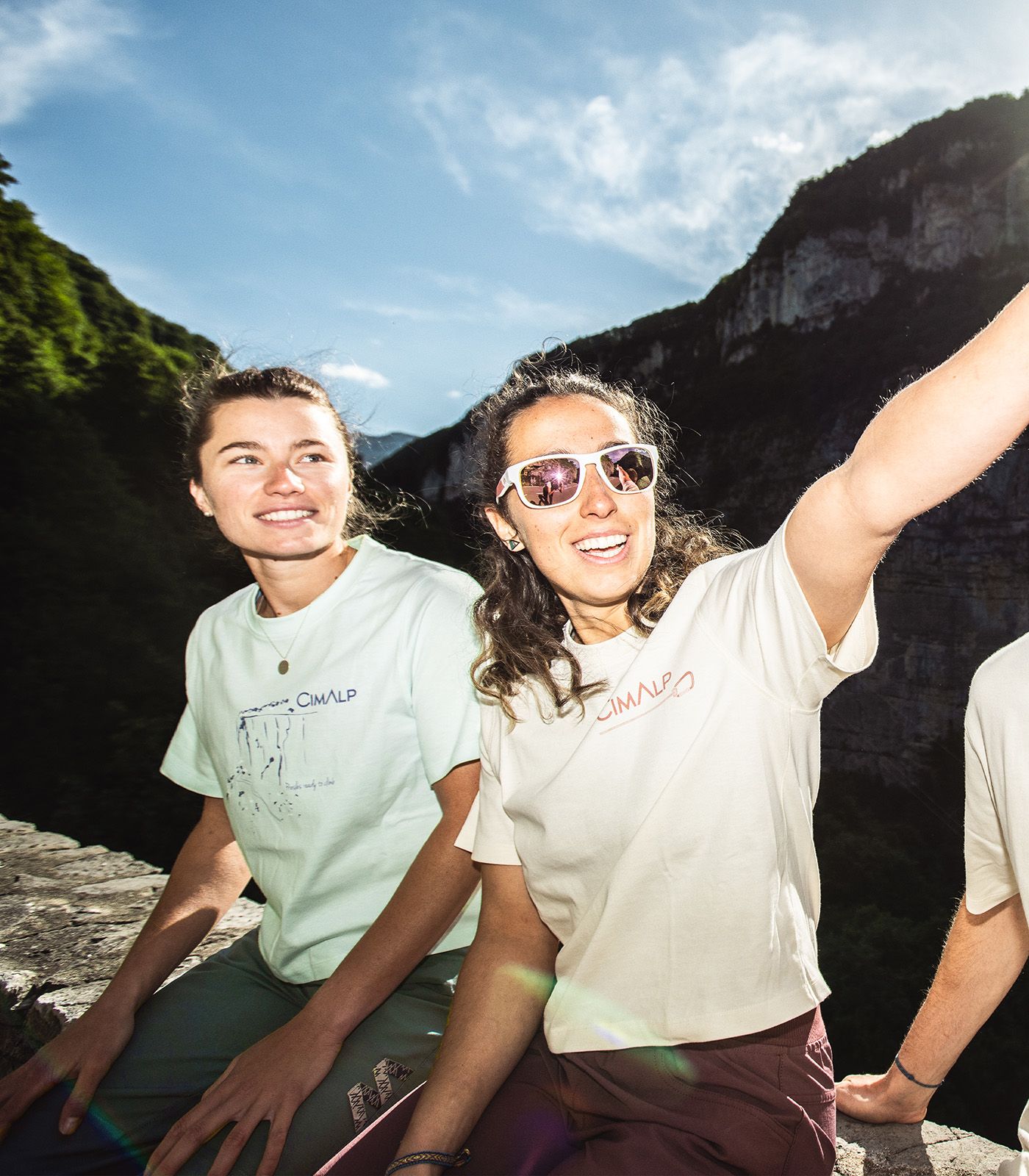 T-shirt d'escalade en coton responsable