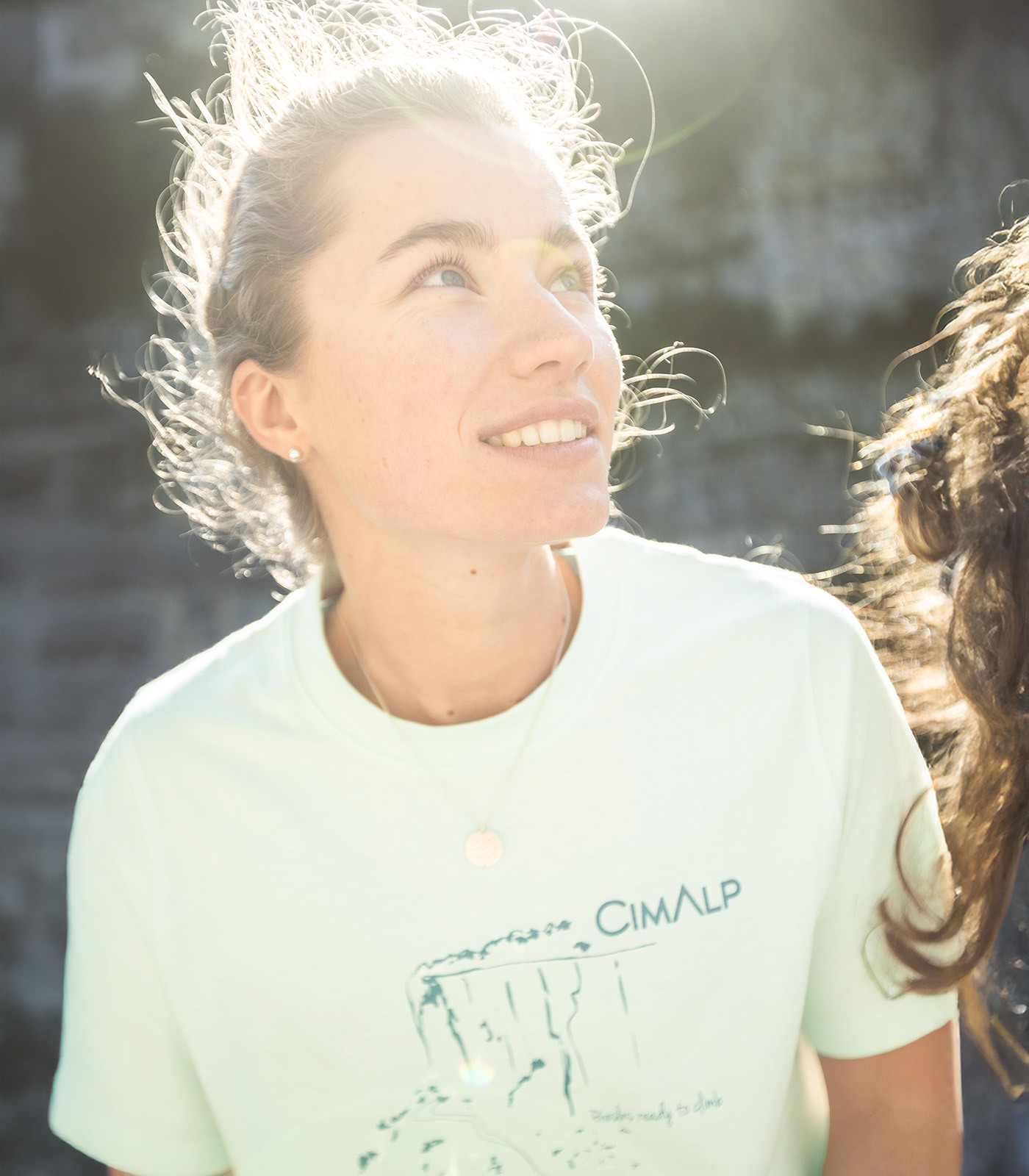 Maglietta da arrampicata 100% cotone biologico da Donna | CIMALP