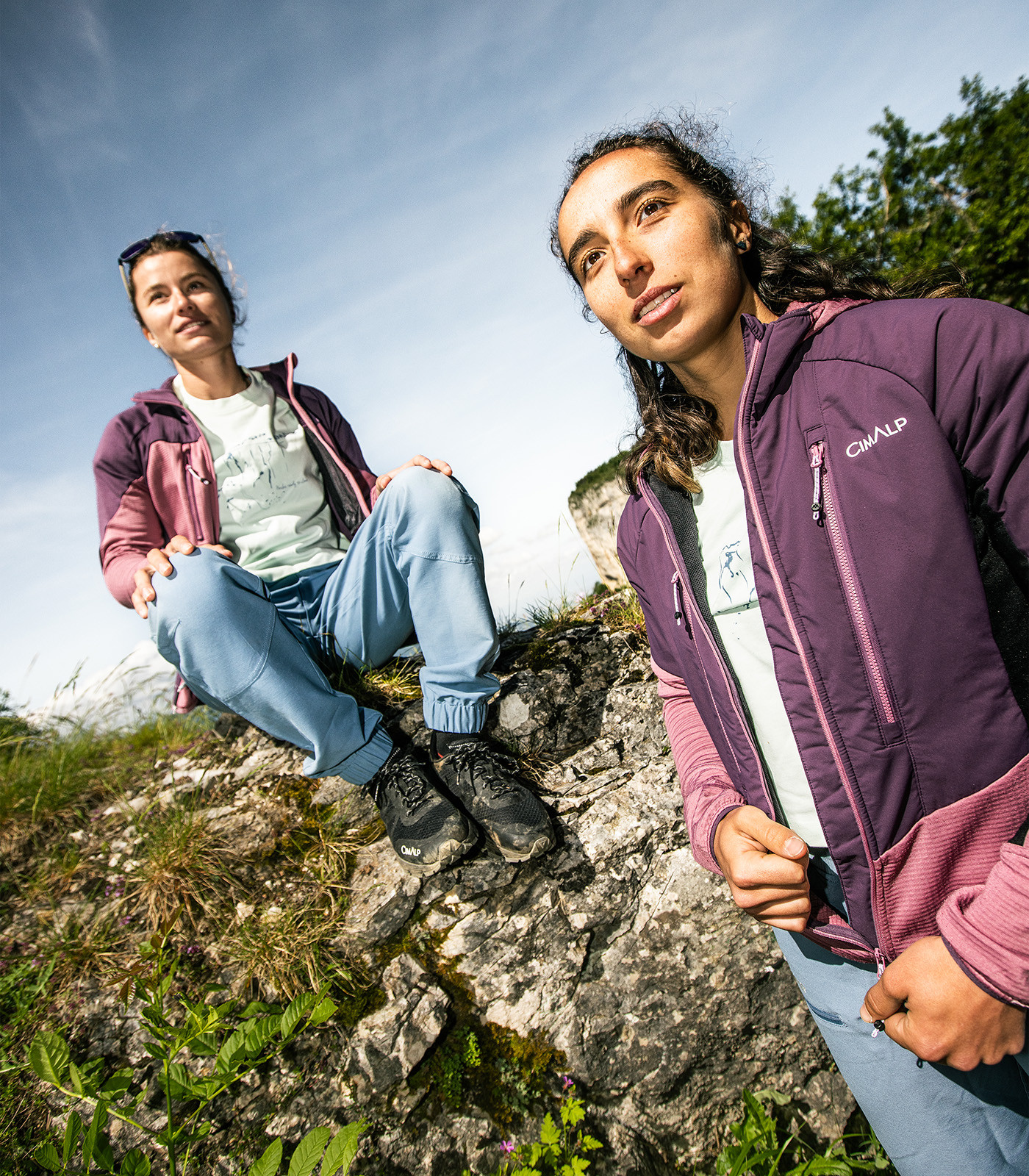 Maglietta da arrampicata 100% cotone biologico da Donna | CIMALP