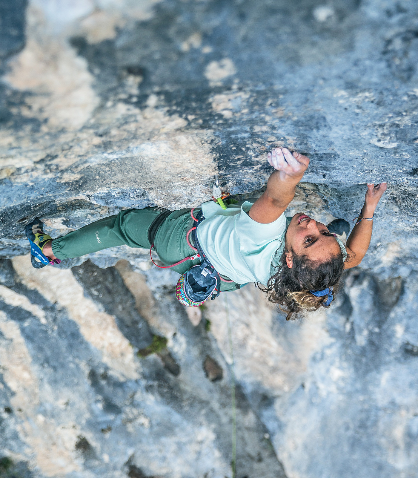 Pantaloni da arrampicata con vita elasticizzata da Donna | CIMALP