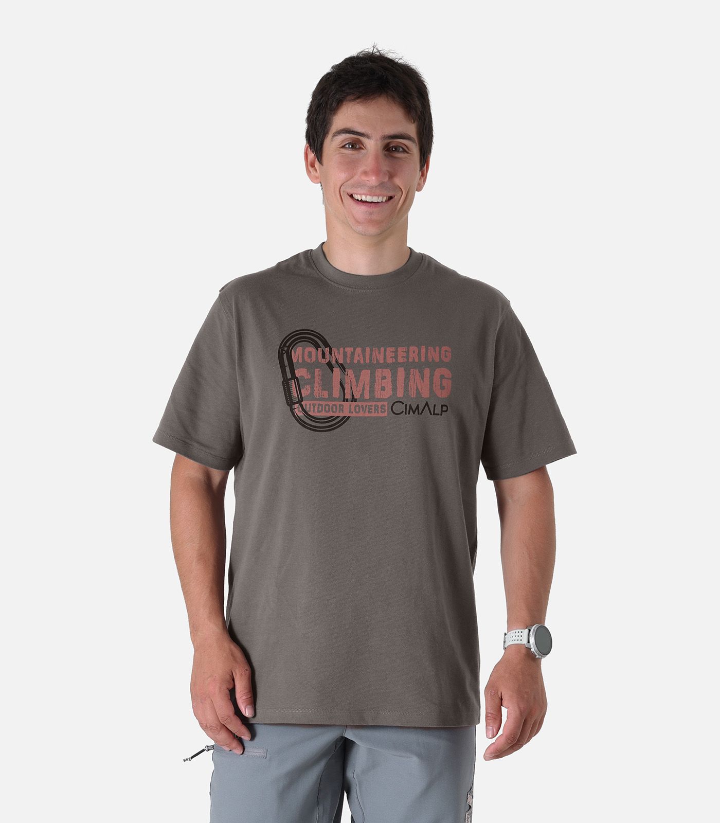 T-shirt d'escalade en coton responsable