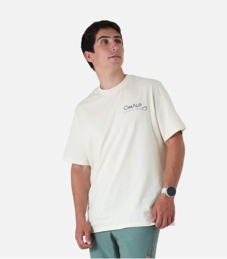 T-shirt d'escalade en coton responsable