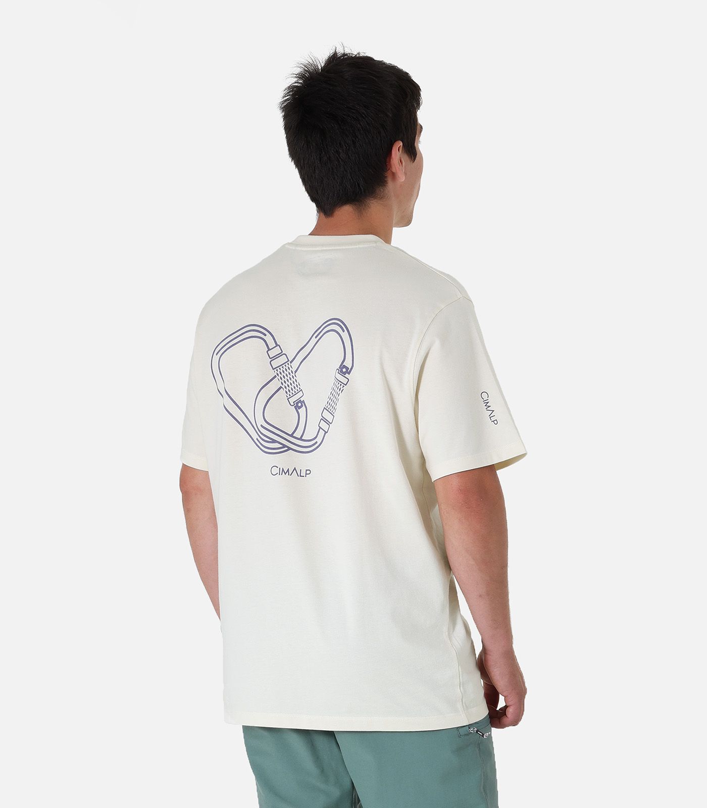 T-shirt d'escalade en coton responsable