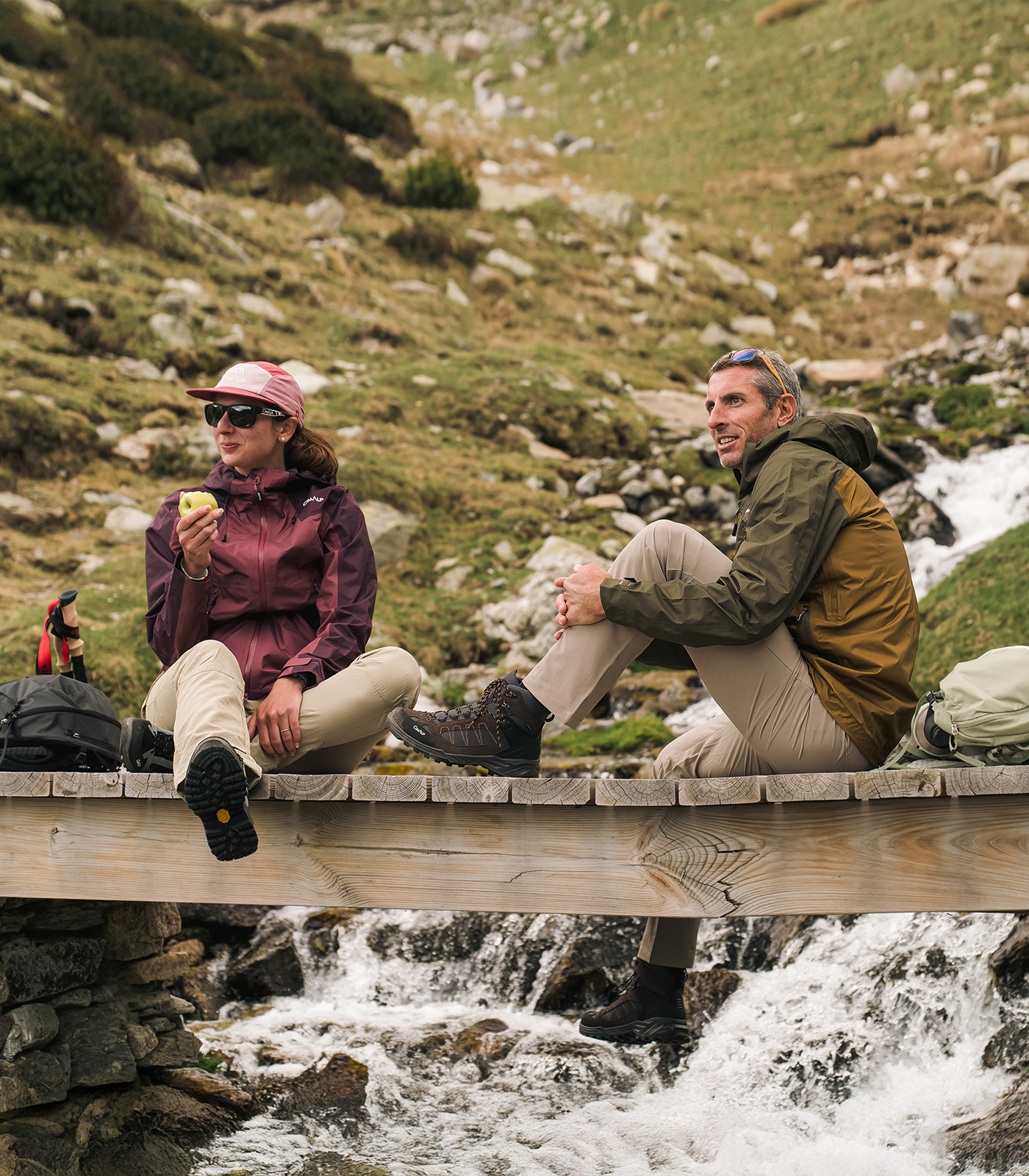 Wasserdichte Wanderschuhe mit Vibram®-Sohle