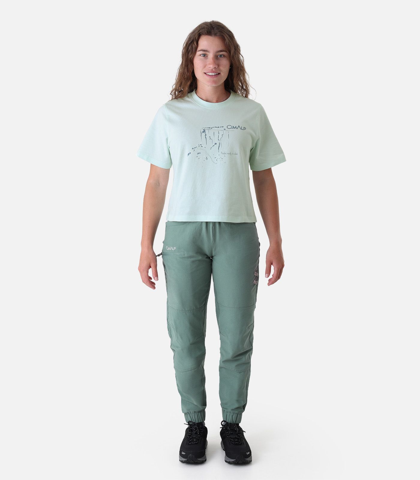 Pantalon d'escalade stretch et résistant