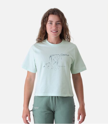 T-shirt d’escalade coton bio responsable