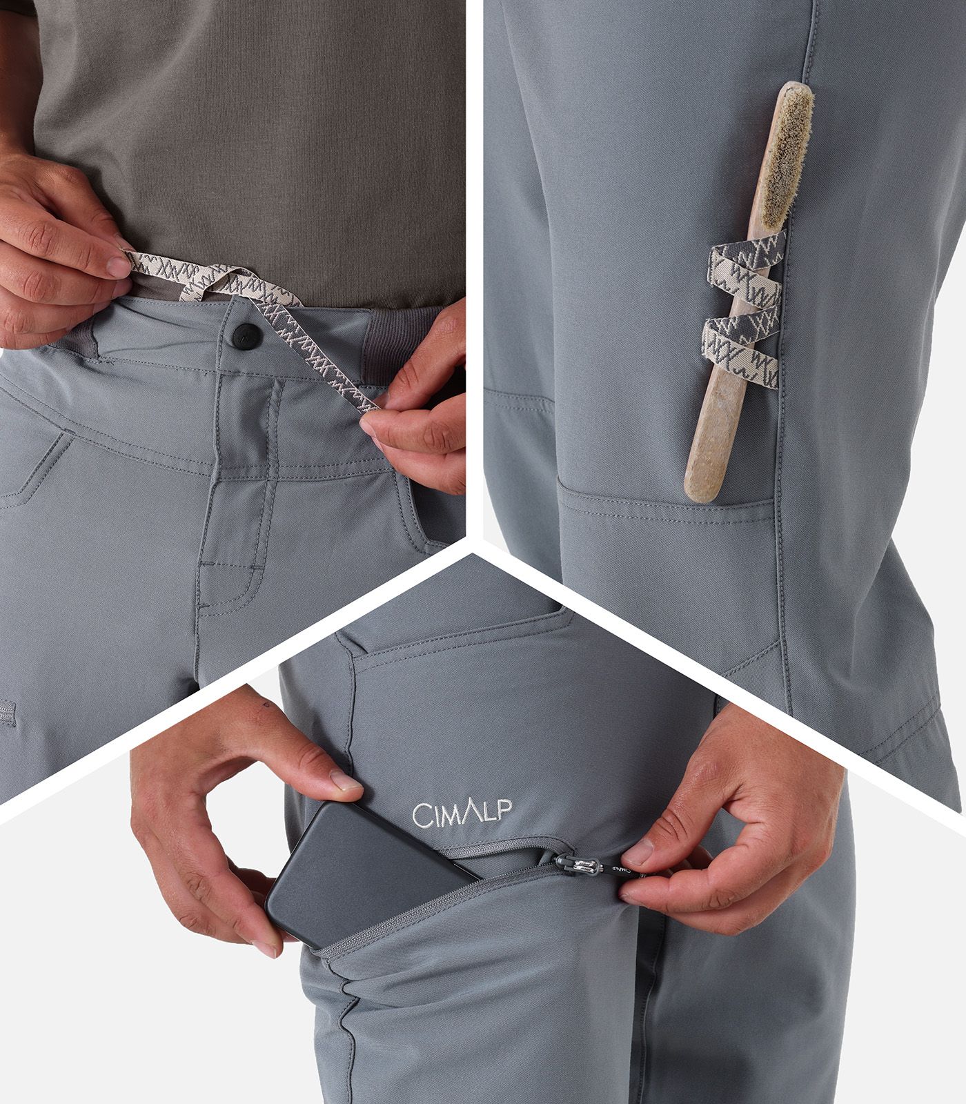 Pantalón de escalada elástico y resistente | Cimalp