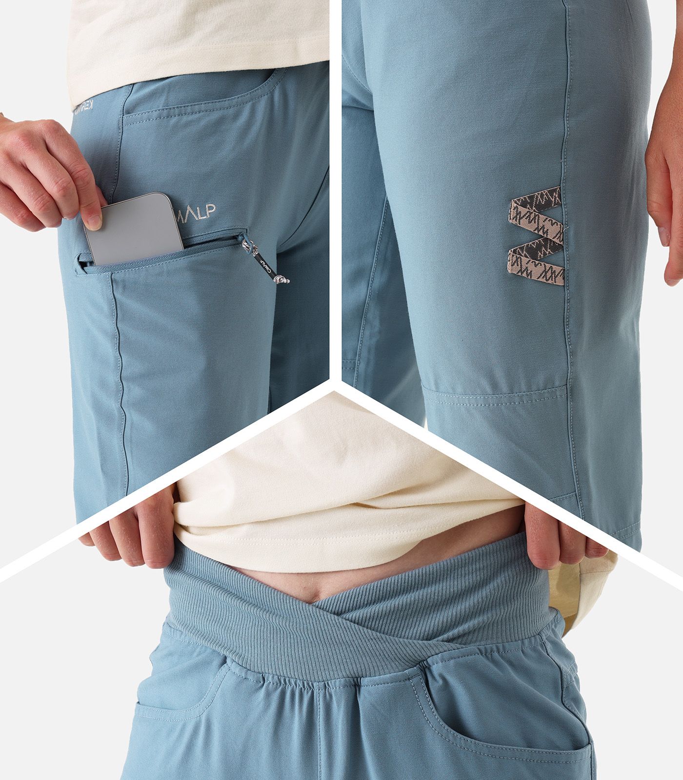 Pantalón de escalada elástico y resistente | Cimalp