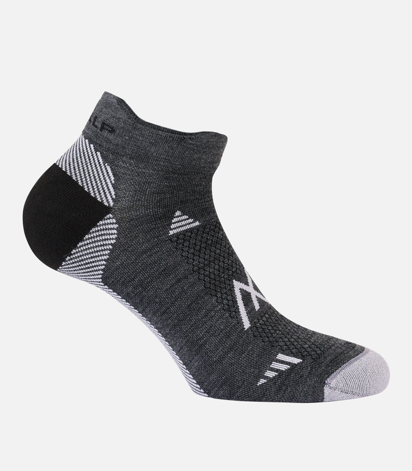 Chaussettes de trail avec laine mérinos - tige basse