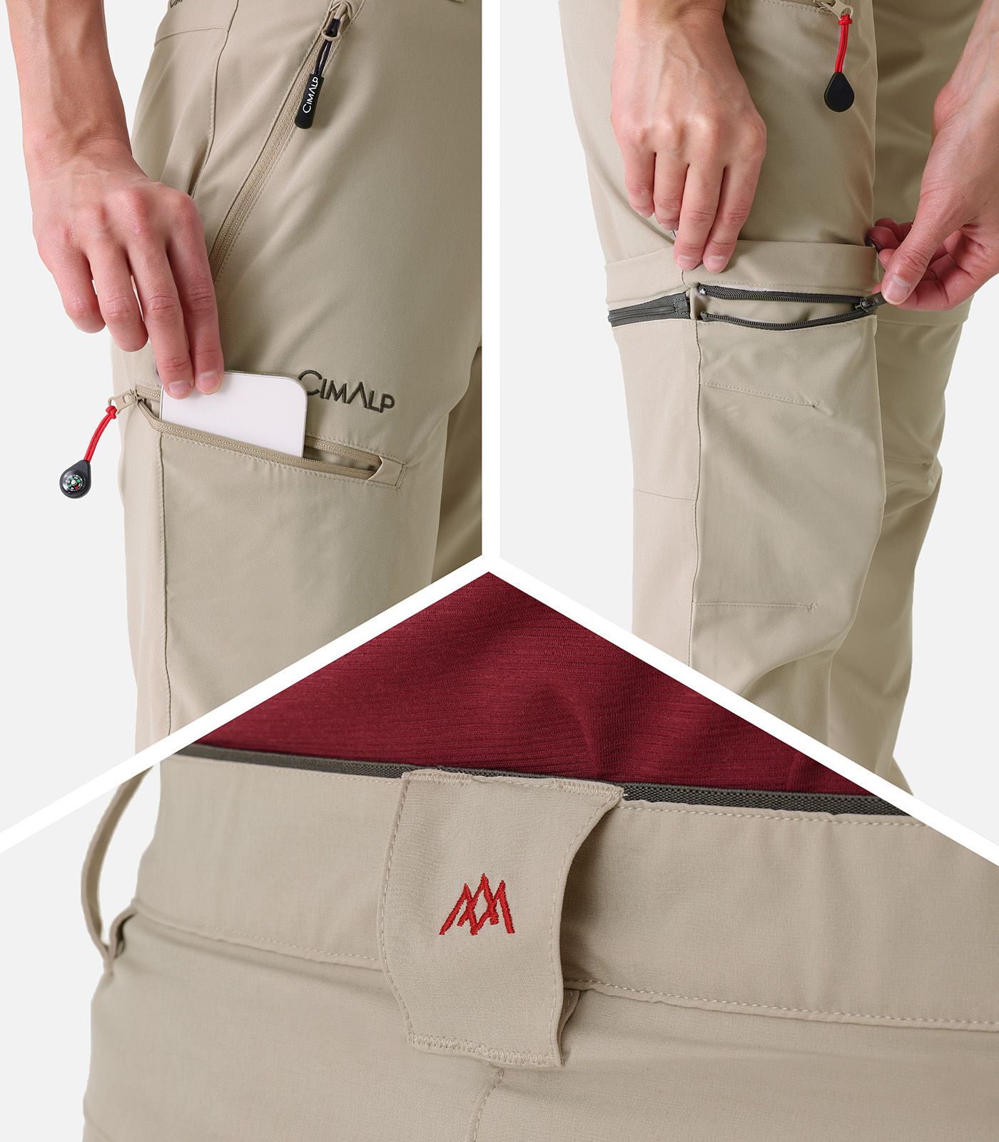 Pantalones desmontables de senderismo | Cimalp