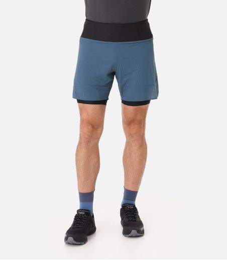 Pantaloncini da Trail Running – Cintura multitasche e culotte compressiva
