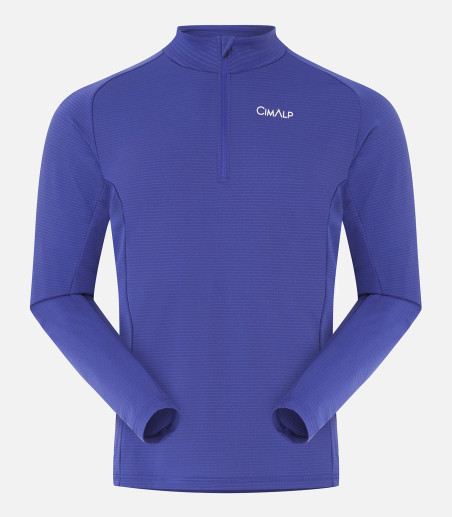 Leichtes, atmungsaktives Half-Zip-Langarmshirt