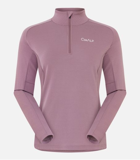 Camiseta 1/2 cremallera y transpirable