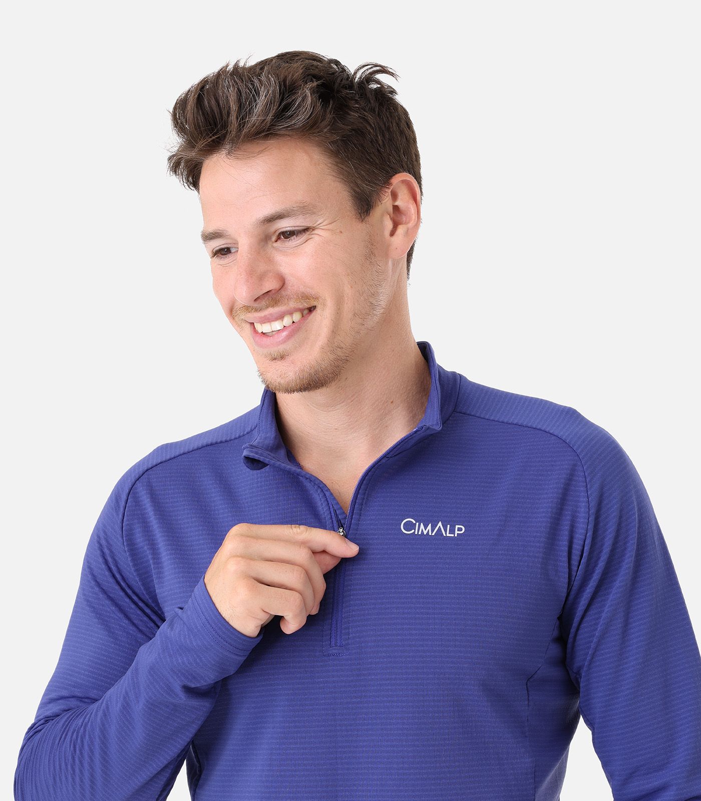 Camiseta 1/2 cremallera y transpirable