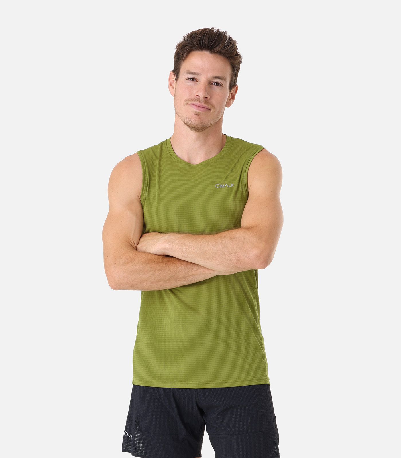 Camiseta de tirantes técnica ultraligera y compactable