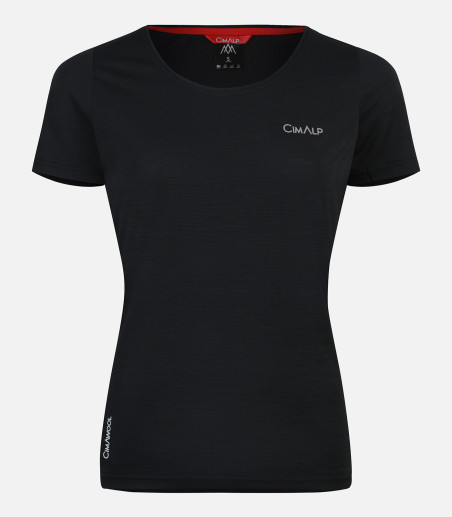 Camiseta de lana merino de manga corta