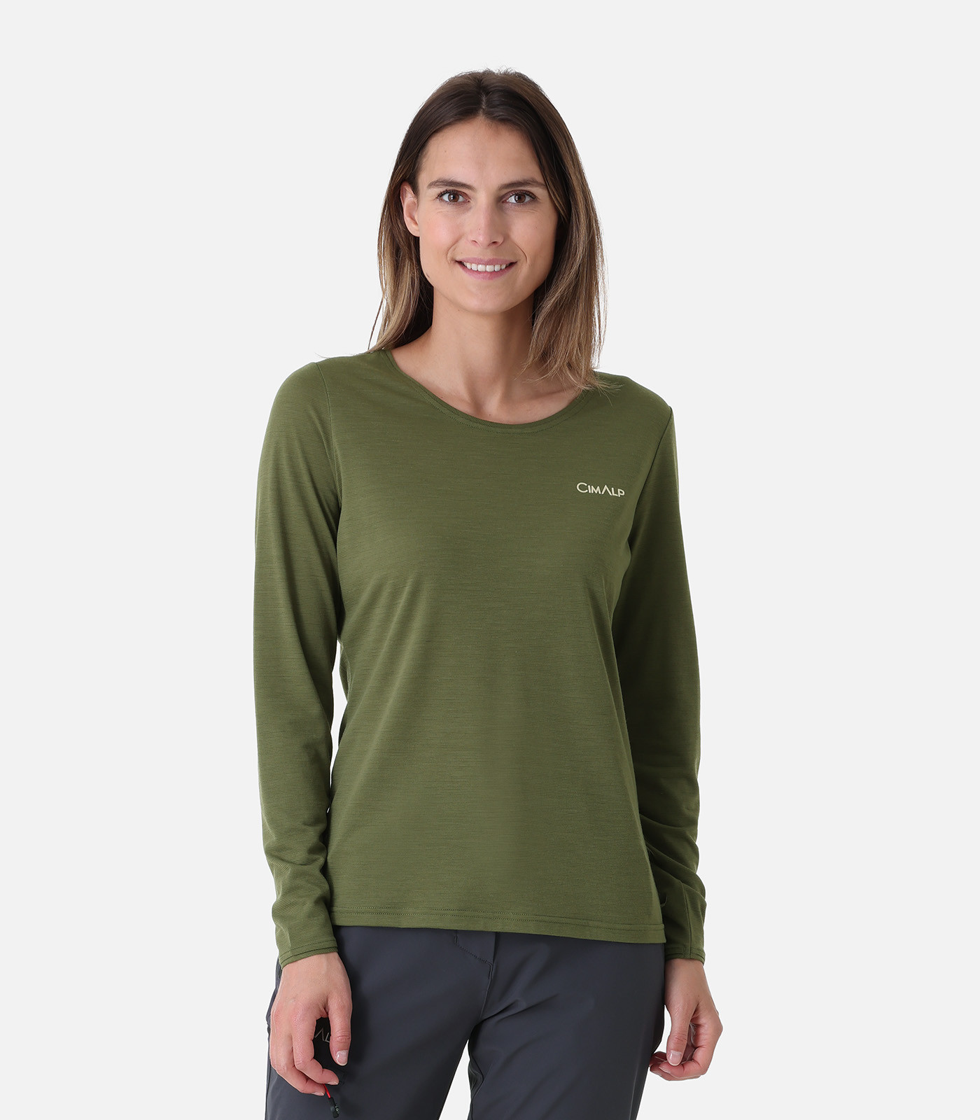 Camiseta de lana merino de manga larga