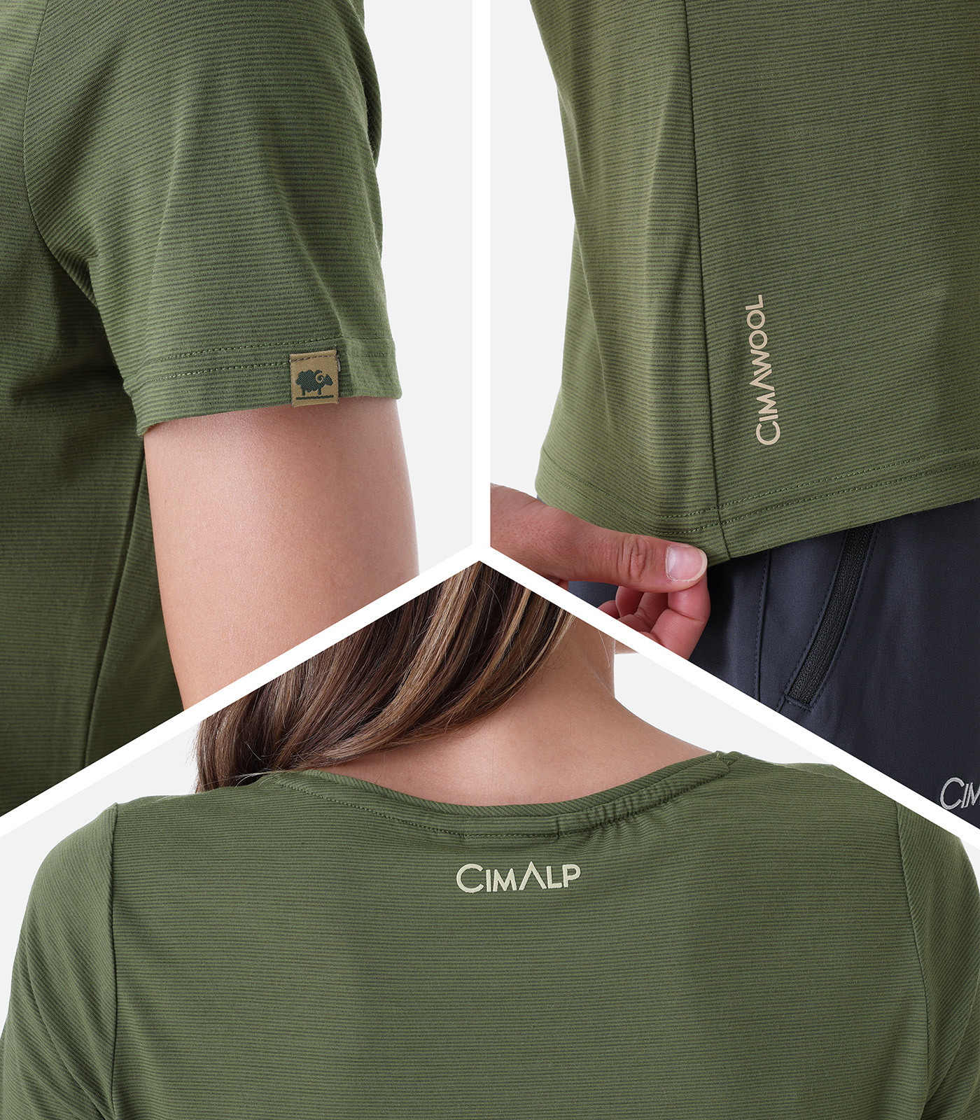 T-shirt en laine mérinos CimaWool®