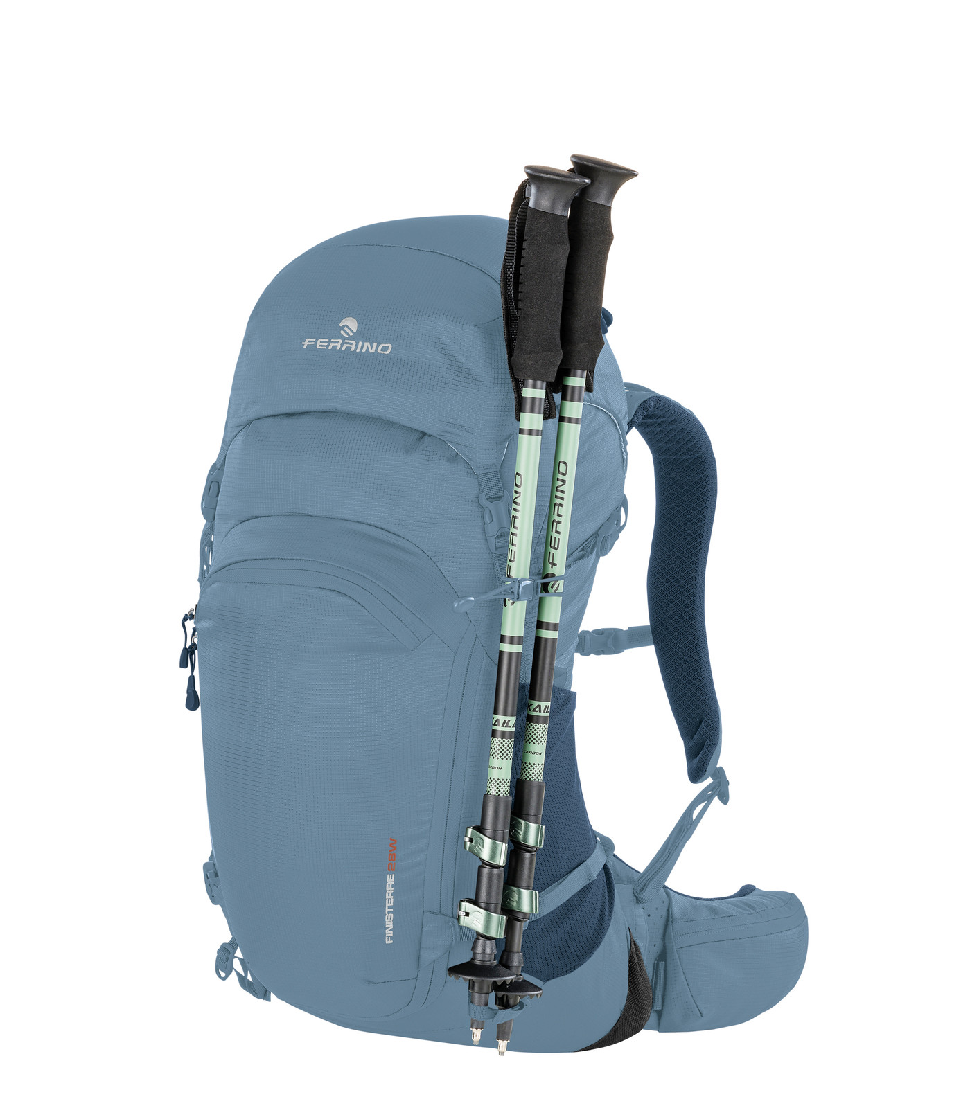 Mochila de excursion con diseño de malla en la parte posterior de FERRINO