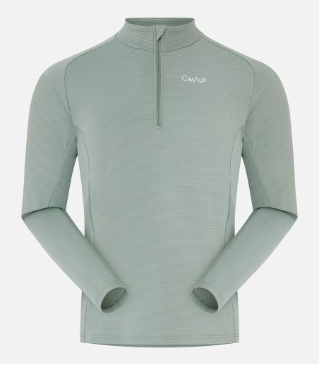 Leichtes, atmungsaktives Half-Zip-Langarmshirt