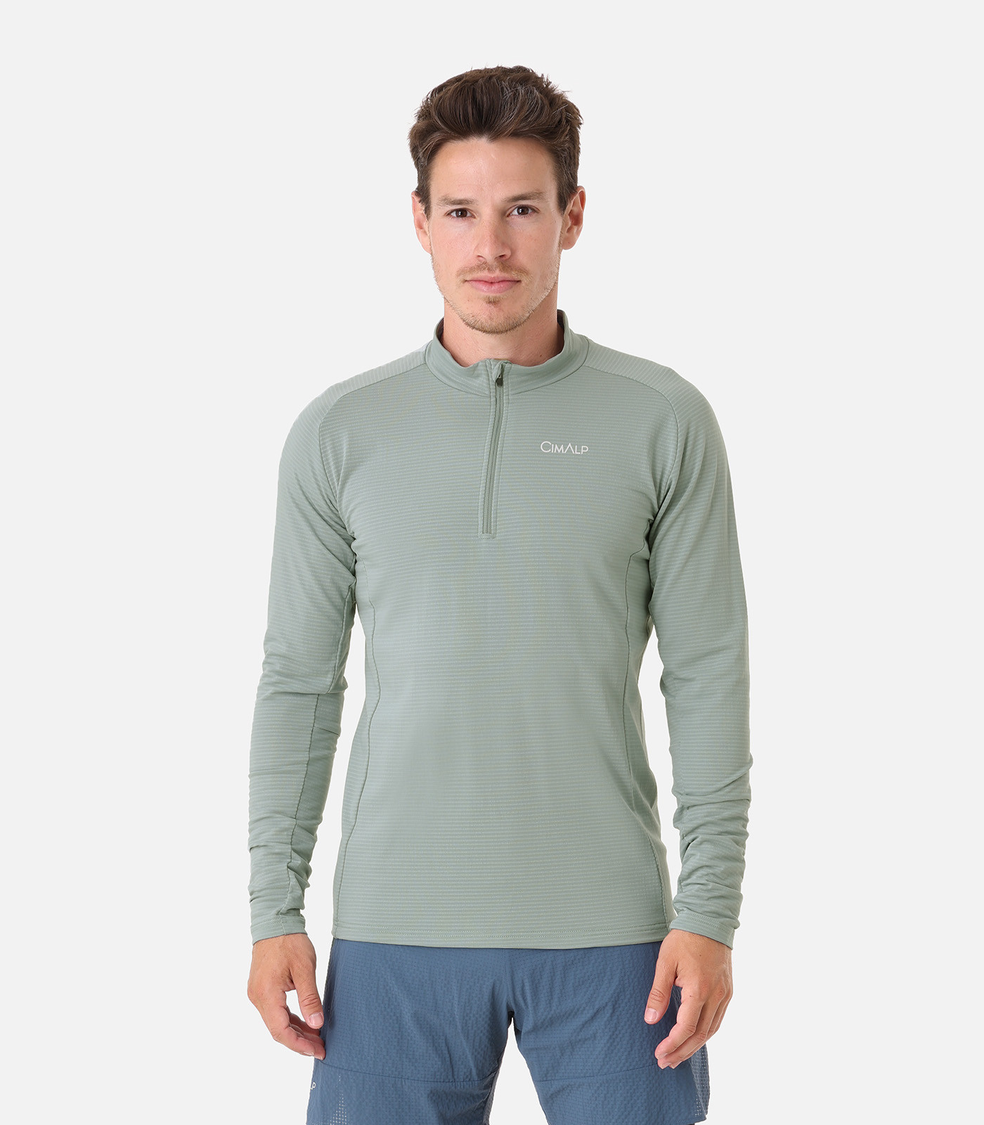Leichtes, atmungsaktives Half-Zip-Langarmshirt