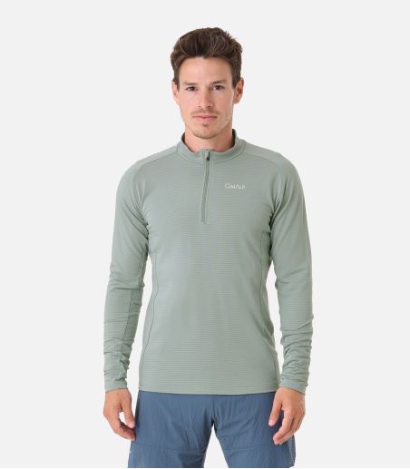 Haut demi-zip léger et respirant