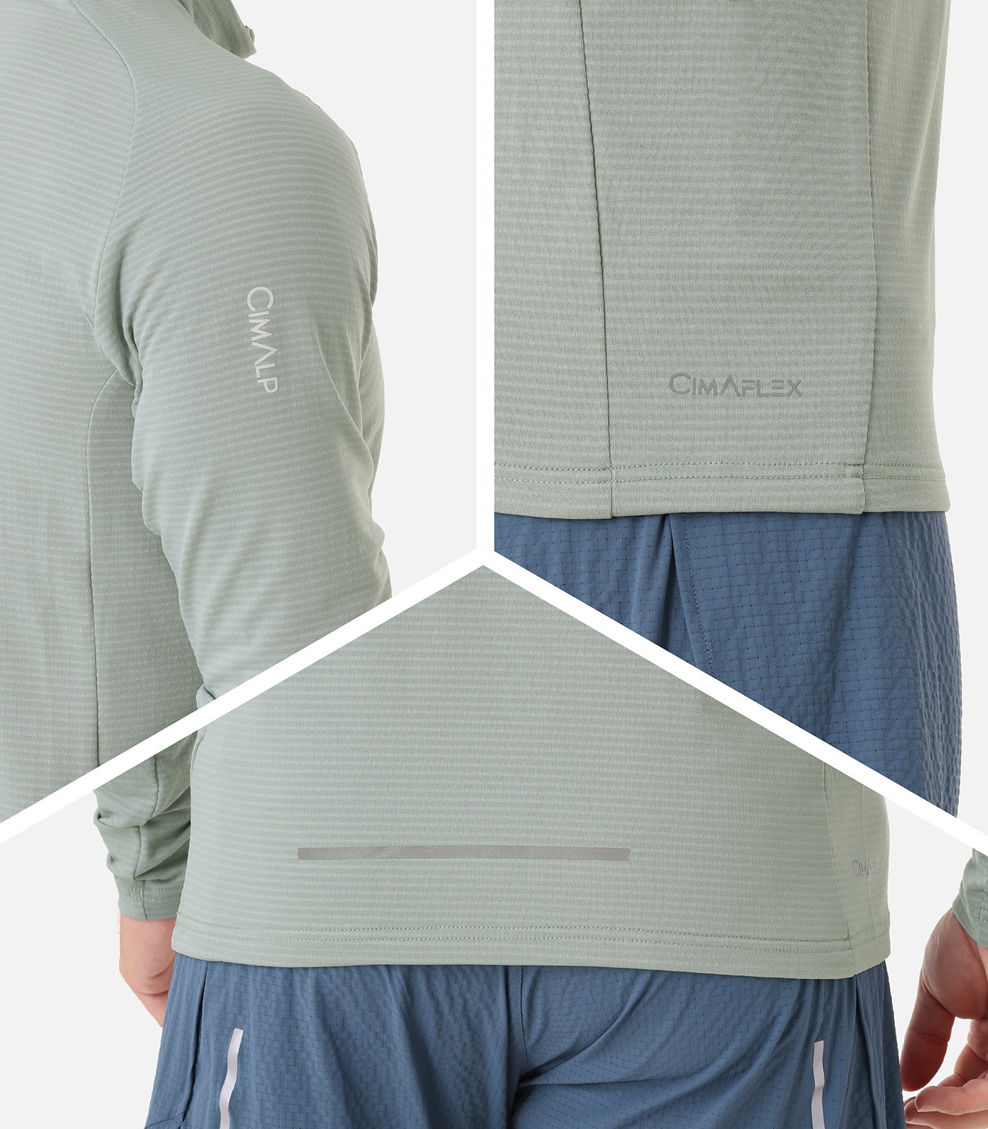 Half-zip Warm Up Top, Light and Breathable