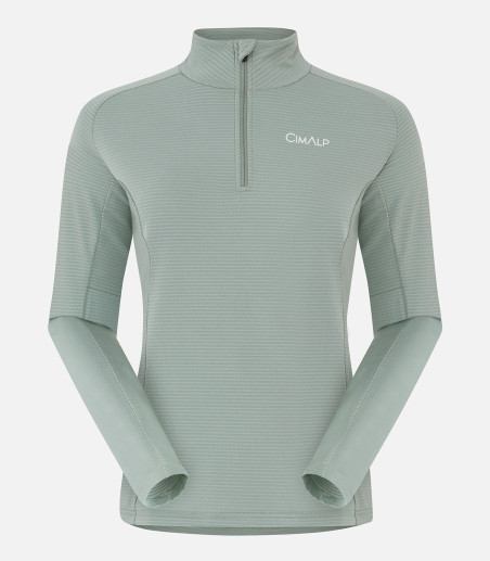 Leichtes, atmungsaktives Half-Zip-Langarmshirt