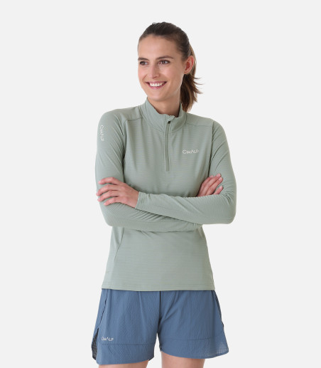 Half-zip Warm Up Top, Light and Breathable