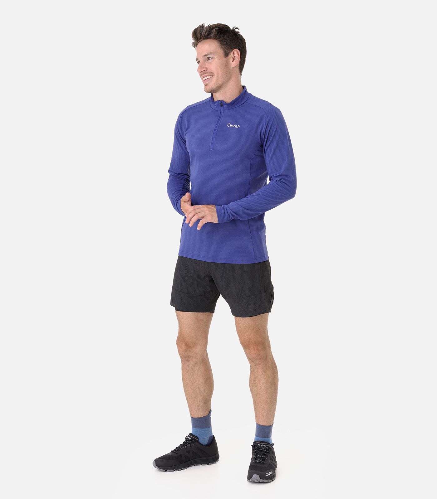 Haut demi-zip léger et respirant