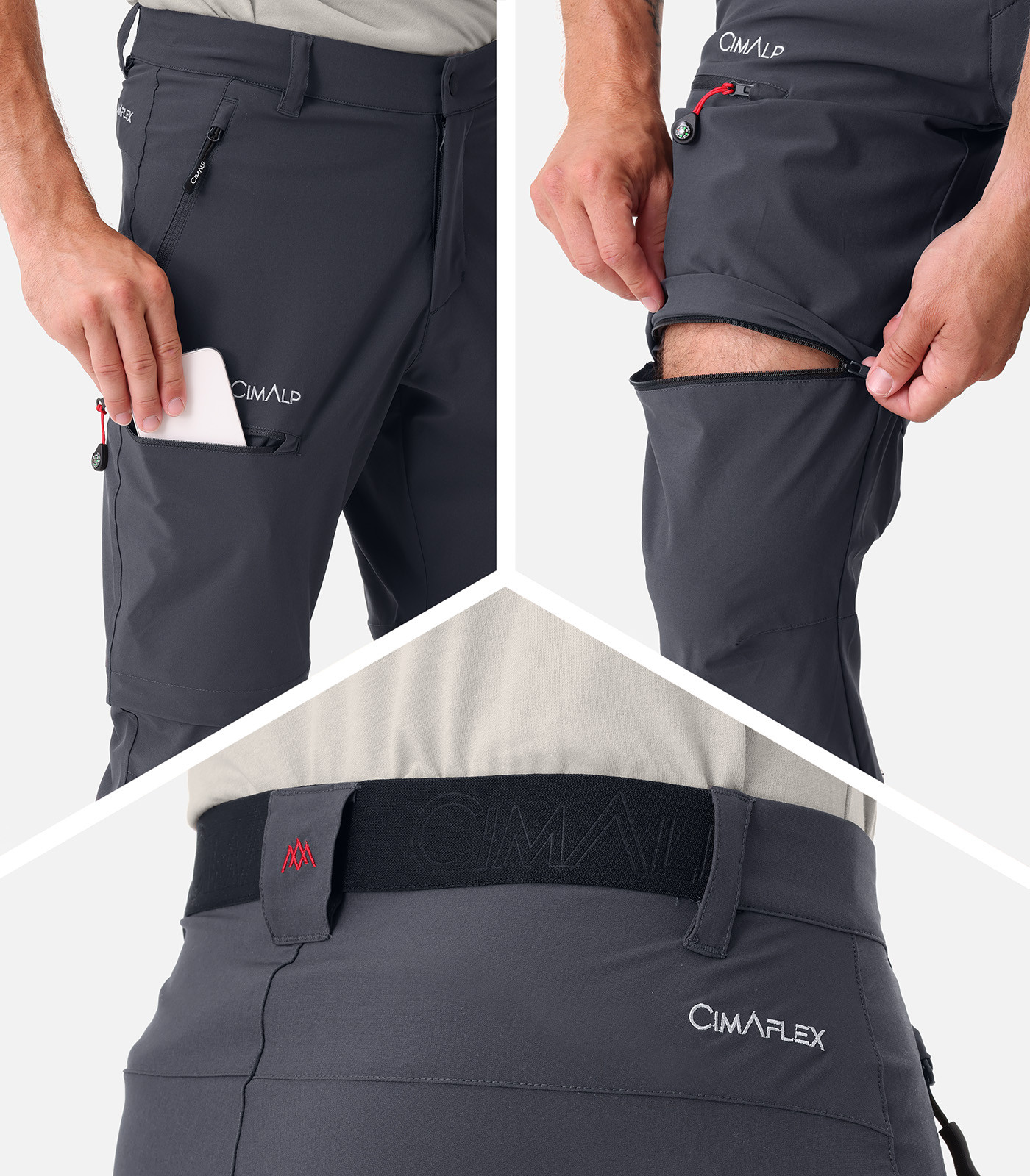 Pantalon léger de trekking 2 en 1