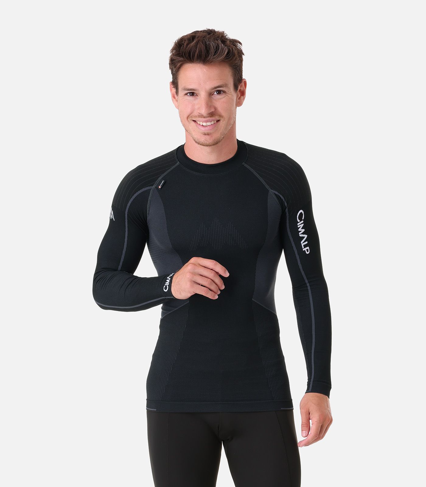 Sous-vêtement thermique seamless avec capuche