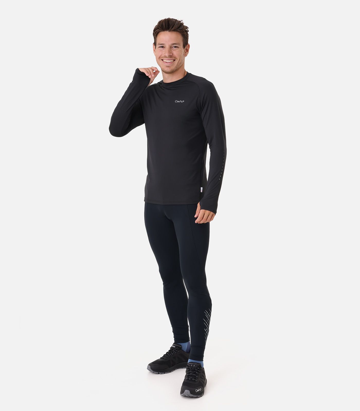 Camiseta de manga larga cálida y transpirable