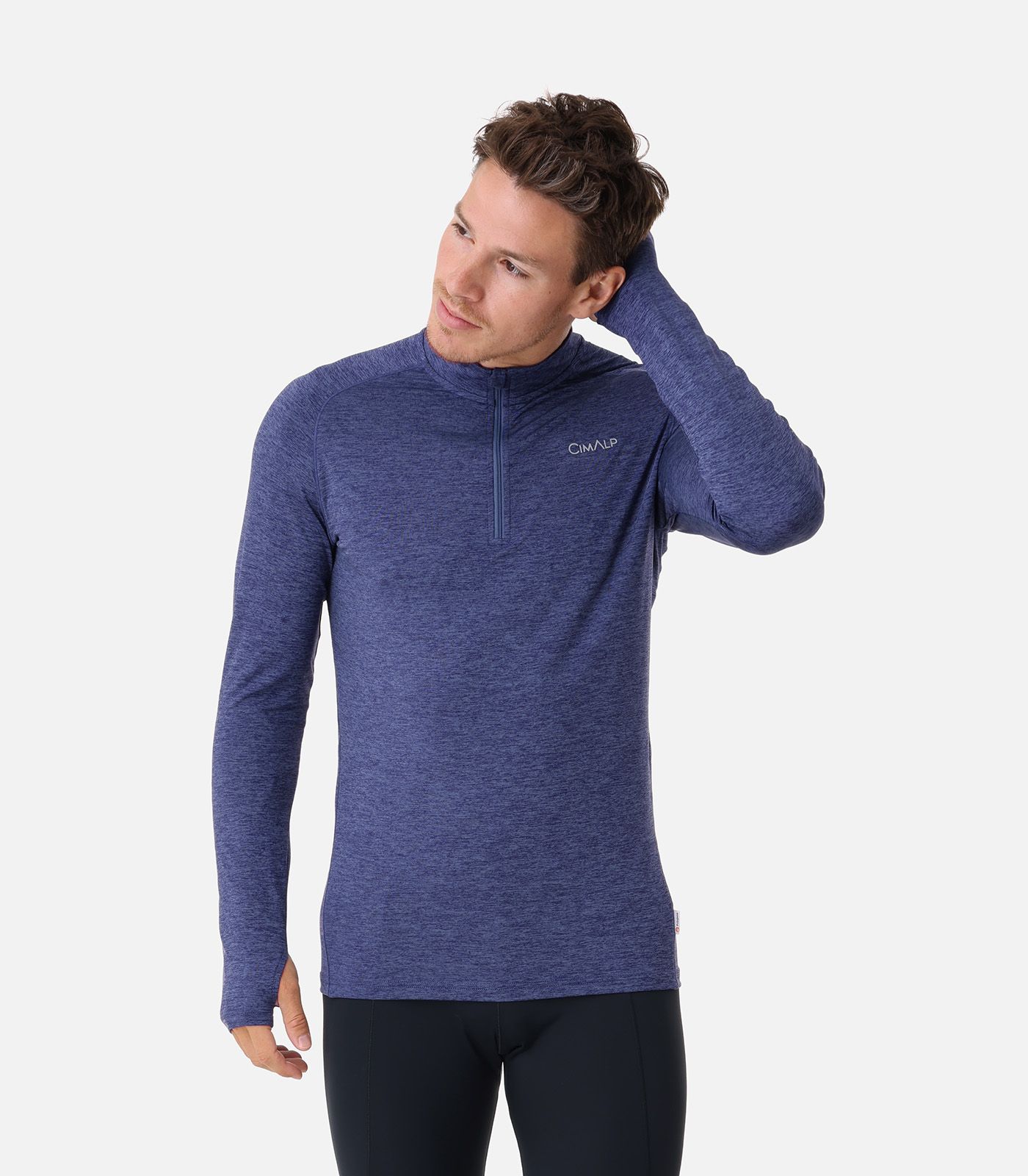 Maillot thermique performant à col zippé