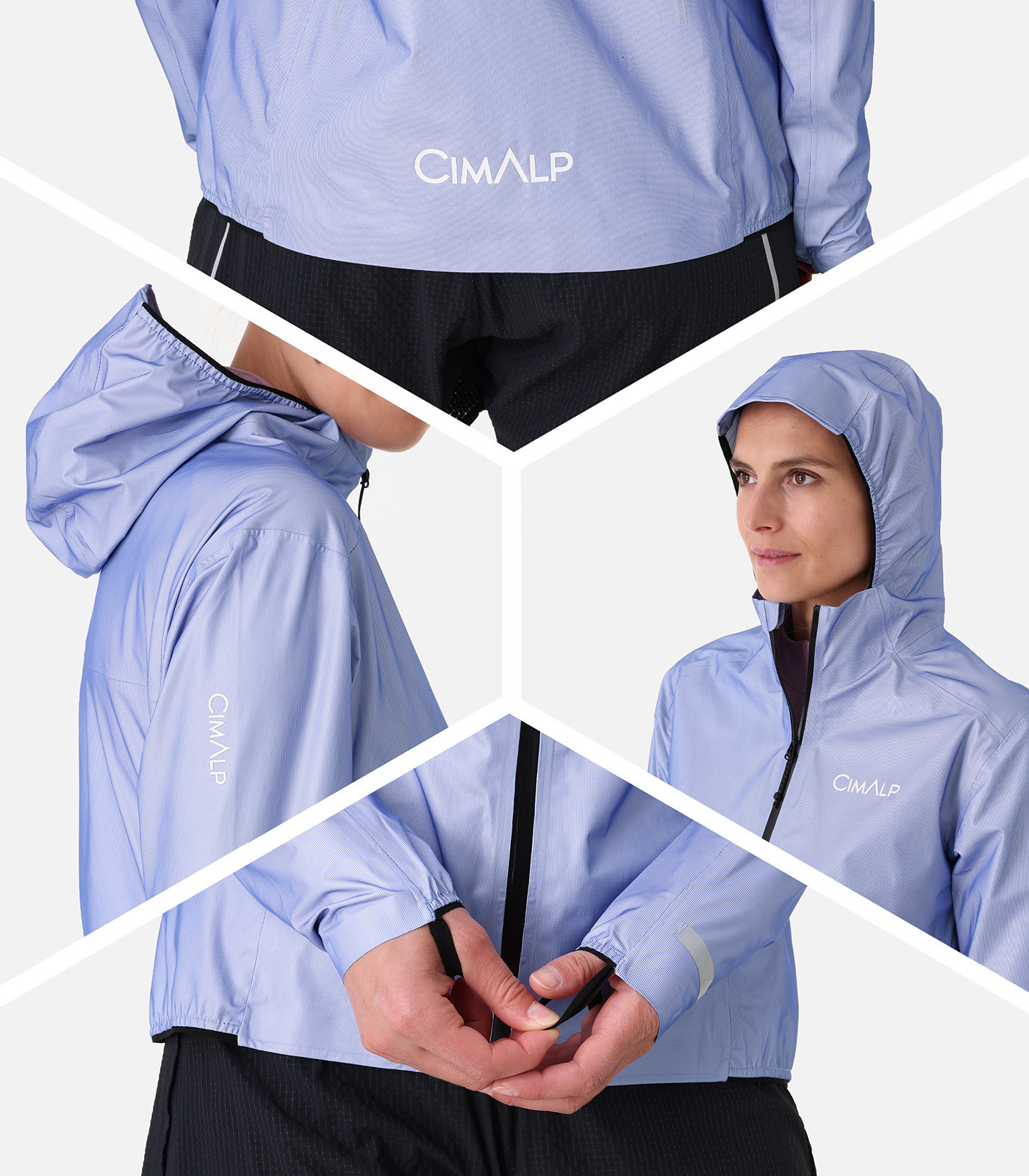 Giacca antivento packable