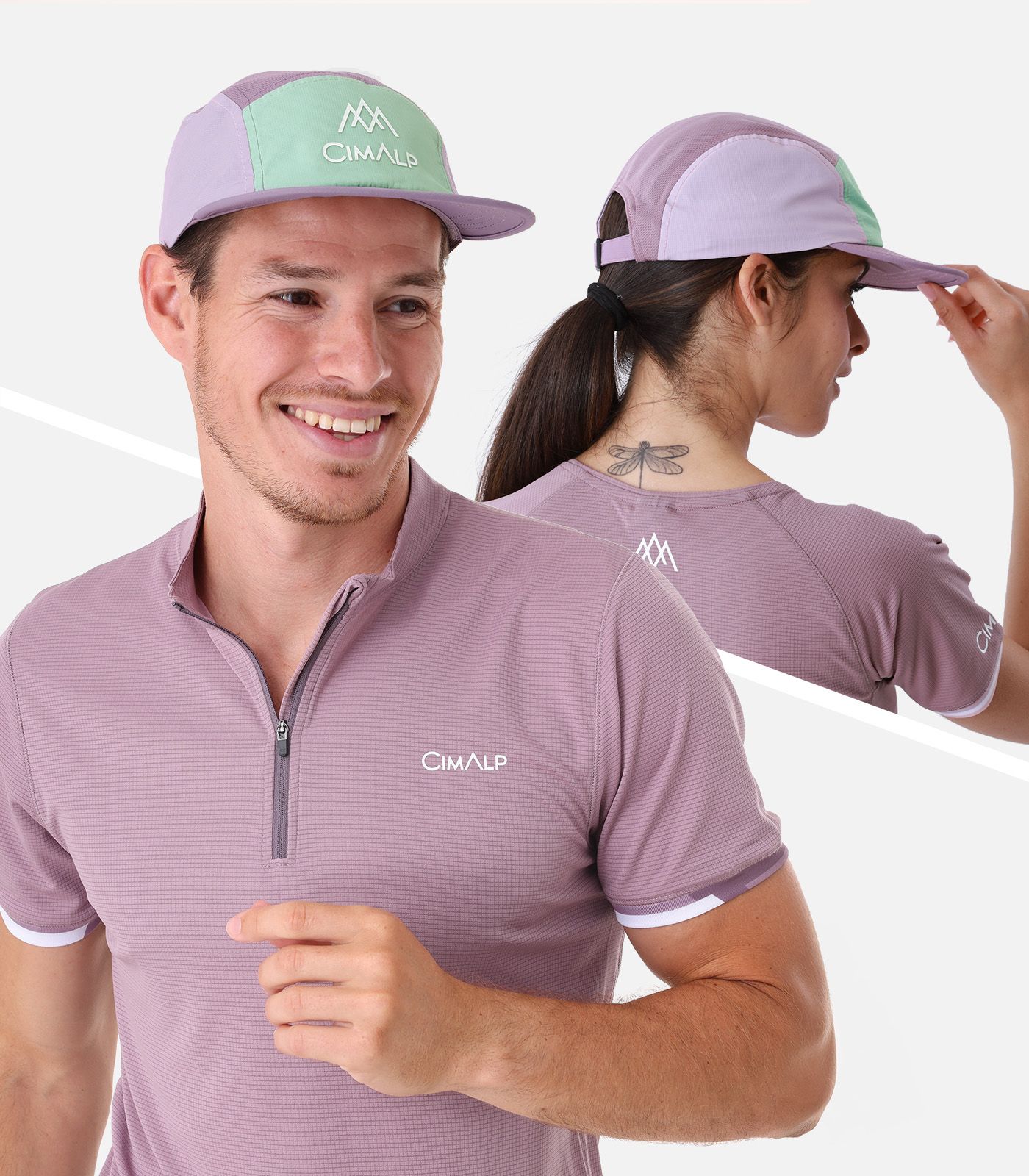 Gorra de trail running transpirable