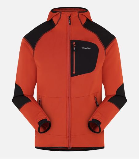 Chaqueta polar con refuerzos