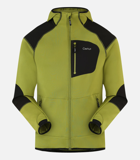 Chaqueta polar con refuerzos