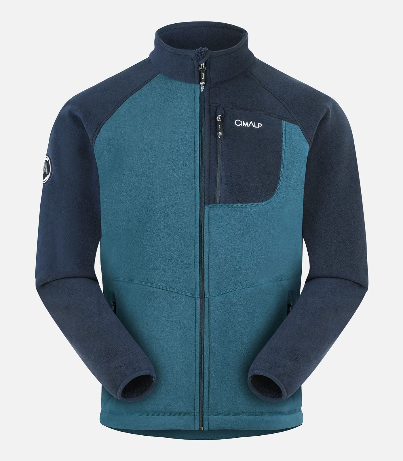 300er Thermofleece mit durchgehendem Reißverschluss