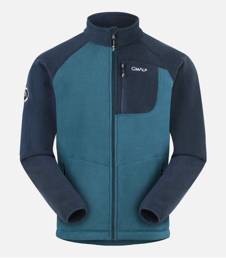 300er Thermofleece mit durchgehendem Reißverschluss