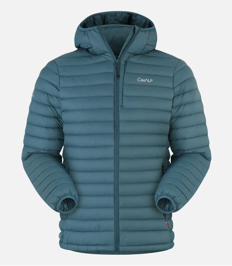 Doudoune à capuche chaude en duvet Cimaloft®