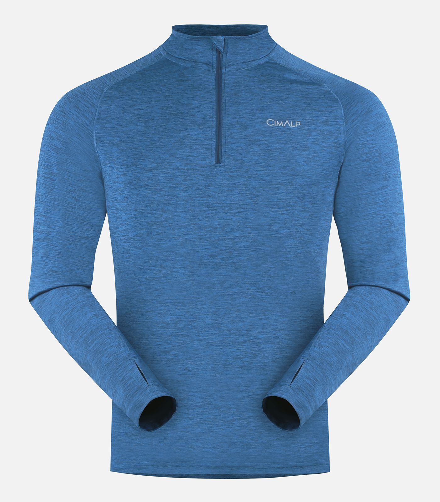 Long Sleeve Trail Running T-shirt - zip opening