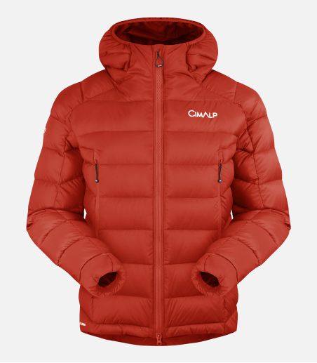 Leichte warme Daunenjacke