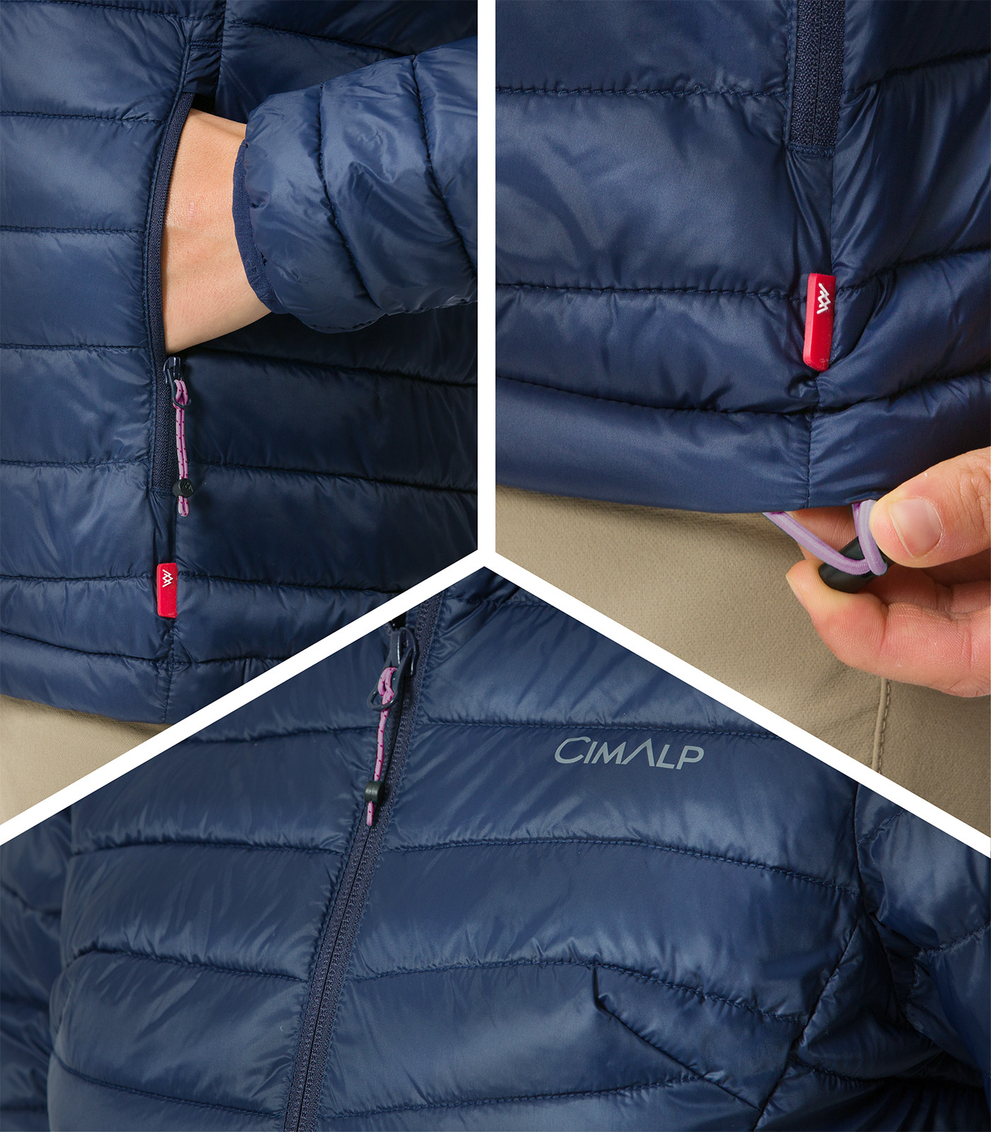 Doudoune isolante et légère en duvet Cimaloft®