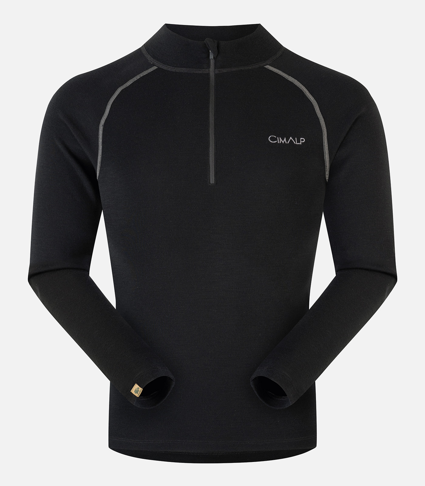 Merinowolle-Baselayer Half Zip für Herren | CIMALP®