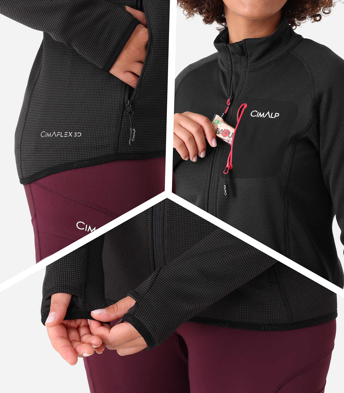 Chaqueta cálida de senderismo para Mujer| Cimalp