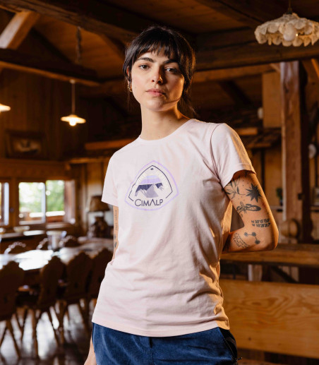 Leichtes T-Shirt aus Baumwolle und Polyester