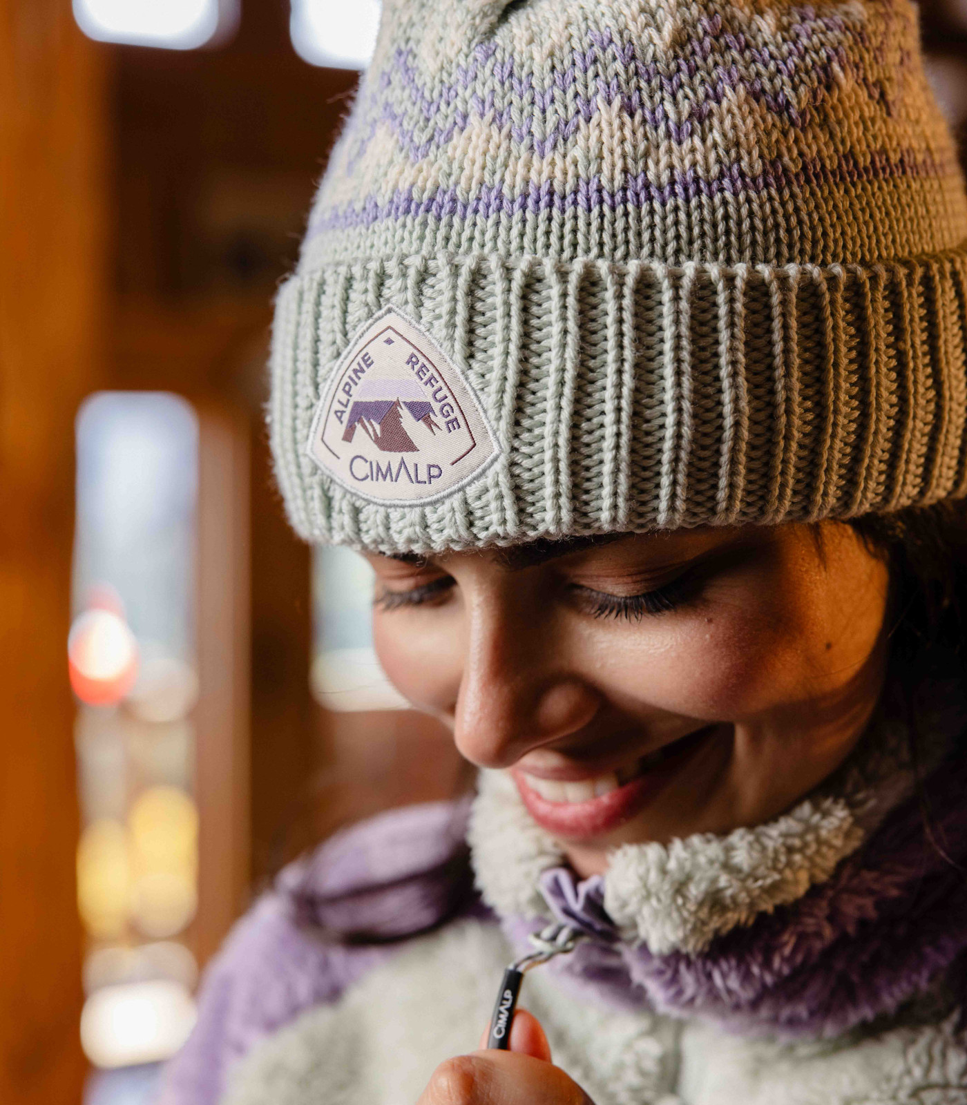 Gorro de lana merino con pompón | Cimalp