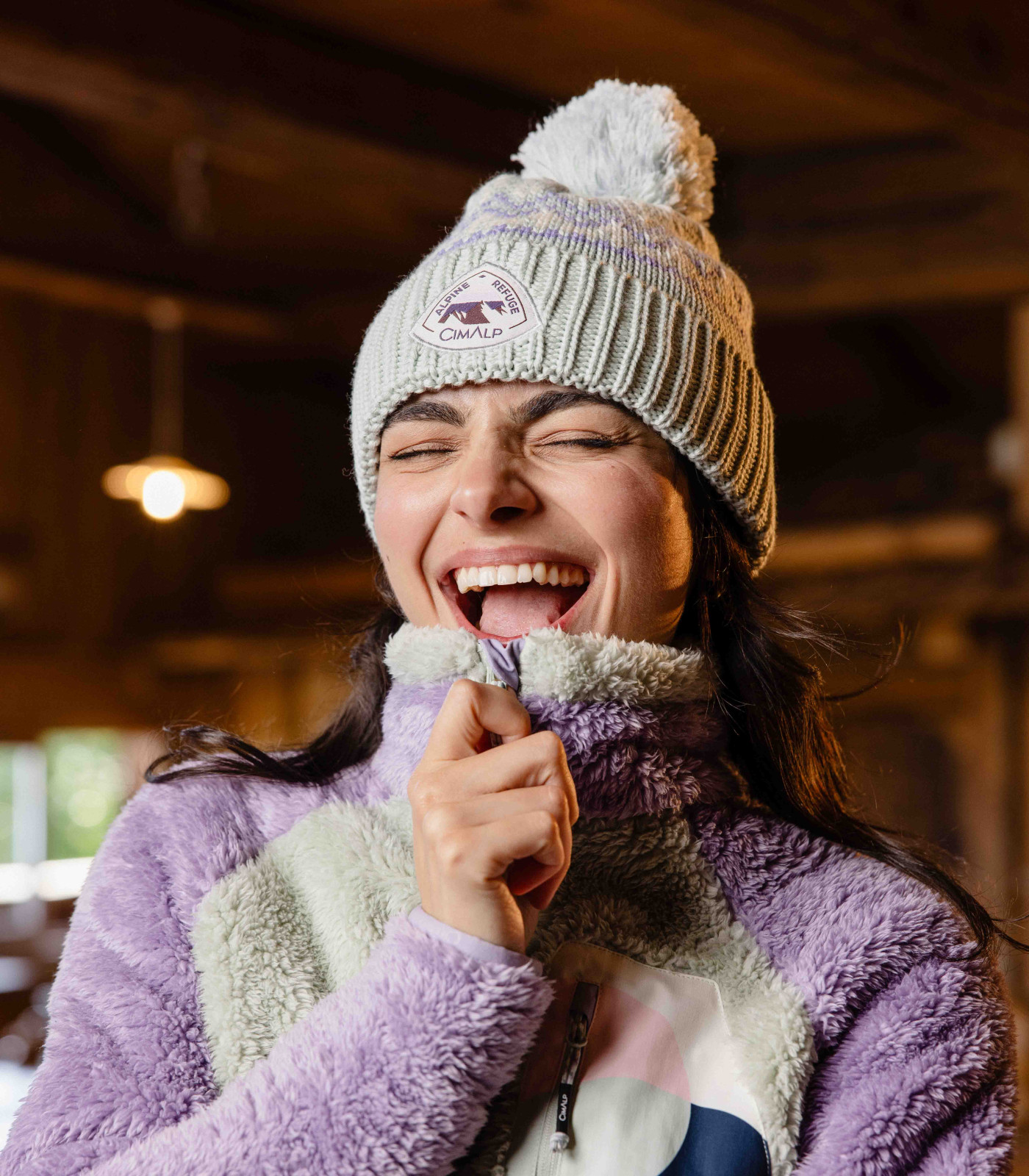 Warme Mütze mit Merinowolle für Damen | CIMALP®